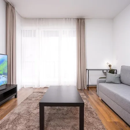 아파트 Waterfront Azure Loft With Free Parking 부다페스트