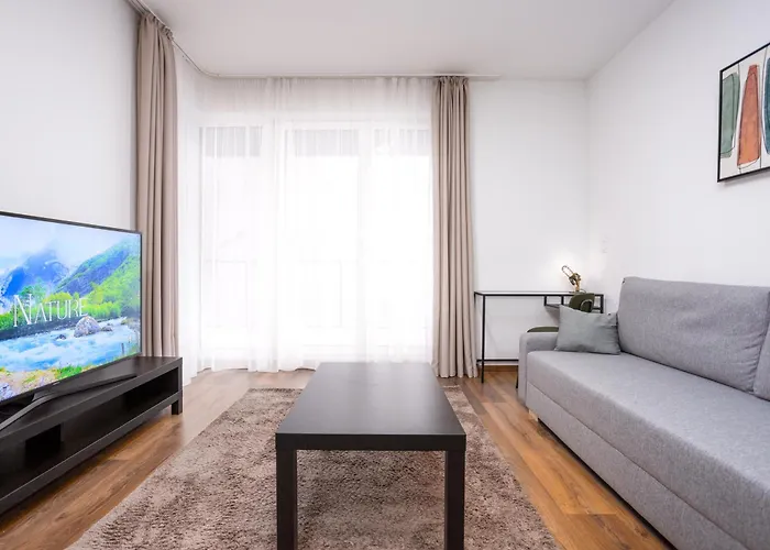 アパート Waterfront Azure Loft With Free Parking ブダペスト